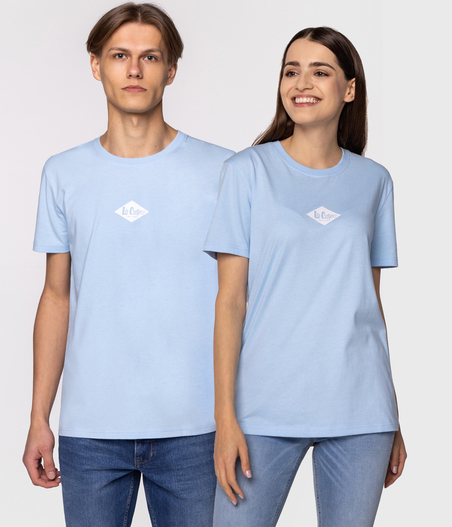 T-shirt unisex z logo DIAMOND MINI 2420 CLEAR SKY