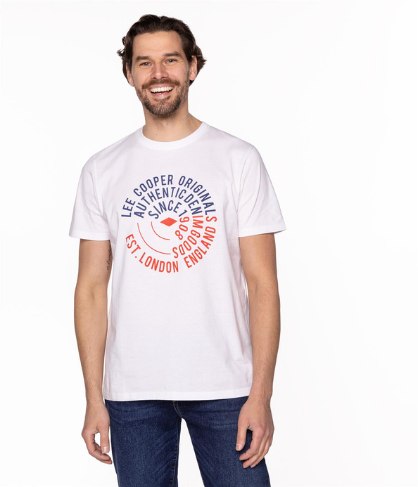 T-shirt z nadrukiem LCO2 2402 WHITE