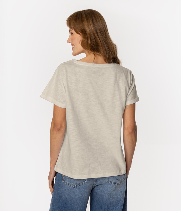 T-shirt damski z wiskozą LYDIA 8317 ANCIENT SCROLL