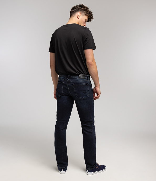 Jeansy męskie straight HARRY 2540 BLUE BLACK USED