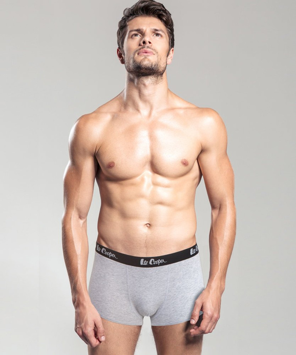 Bokserki 2-pak DUOBOX 9505 GREY BLACK