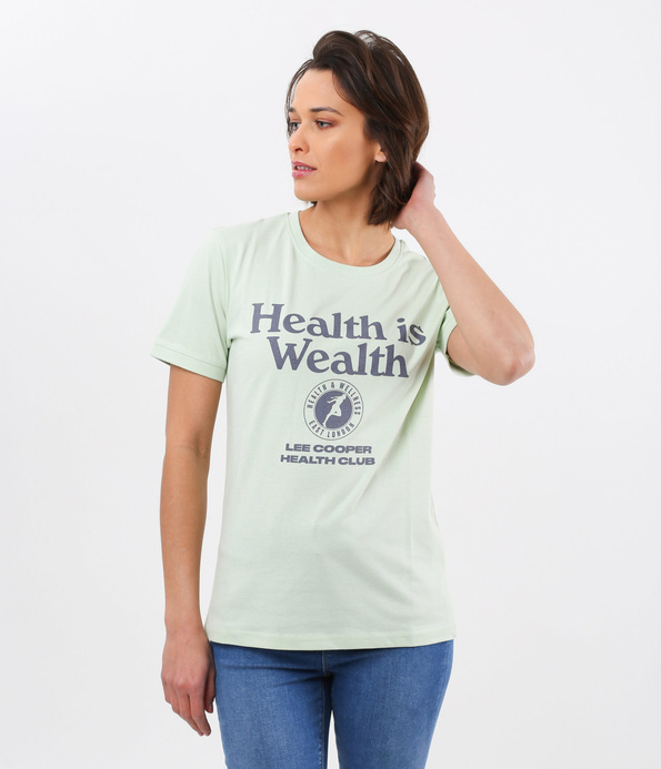 T-shirt unisex z dużym nadrukiem UNI HEALTH 6007 SPRAY