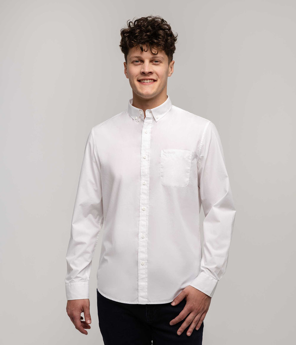 Koszula męska regular LARS 1000 WHITE