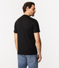 T-shirt męski z logo HIT2 1160 BLACK
