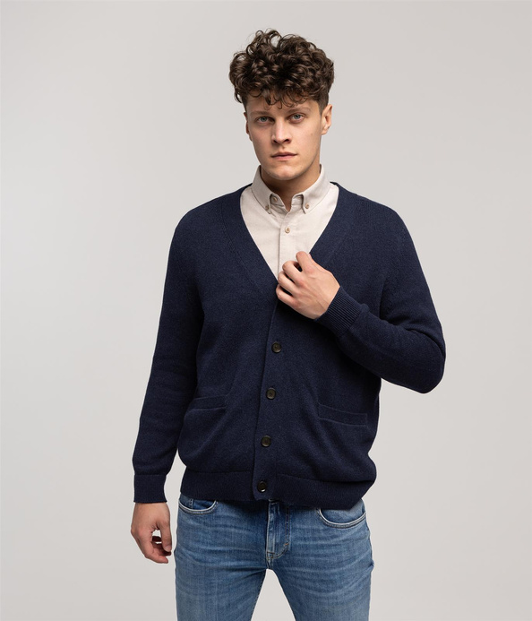 Kardigan męski JUAN 1813 NAVY