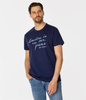 T-shirt męski z nadrukiem LONDON10 1016 MEDIEVAL BLUE