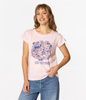 T-shirt damski z nadrukiem BOUQUET 1160 MARYS ROSE