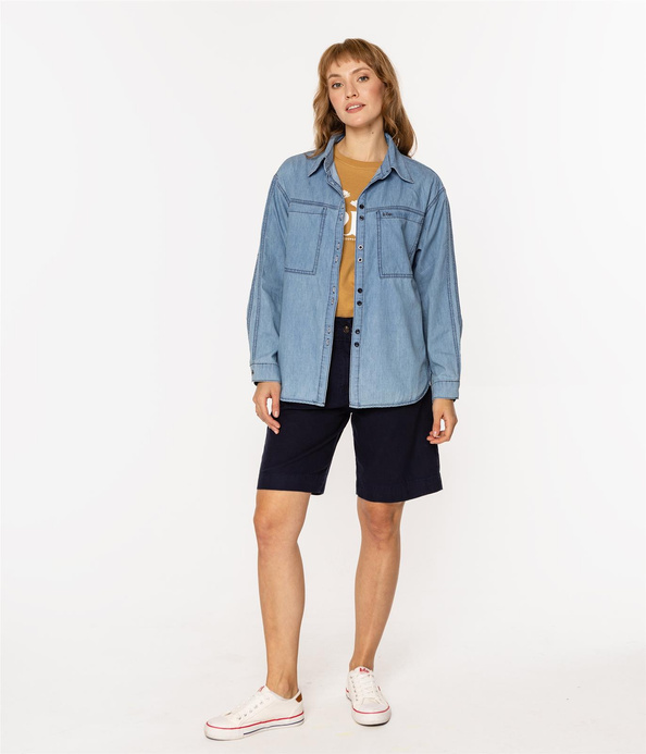 Denimowa koszula damska PARLA 5015 BRUSHED USED