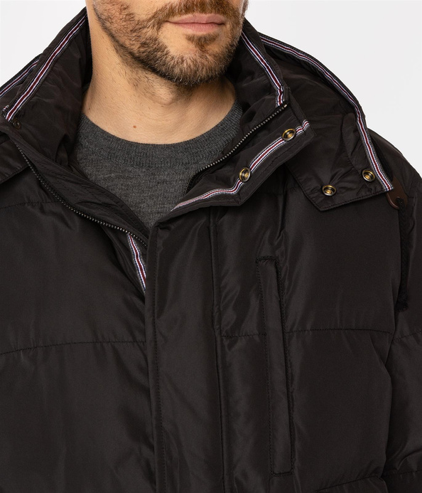 Kurtka zimowa z kapturem RASEL2 7416 BLACK