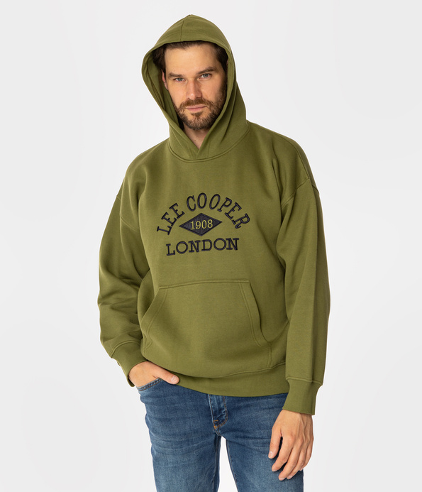 Bluza unisex z kapturem LOGO 2975 SPHAGNUM