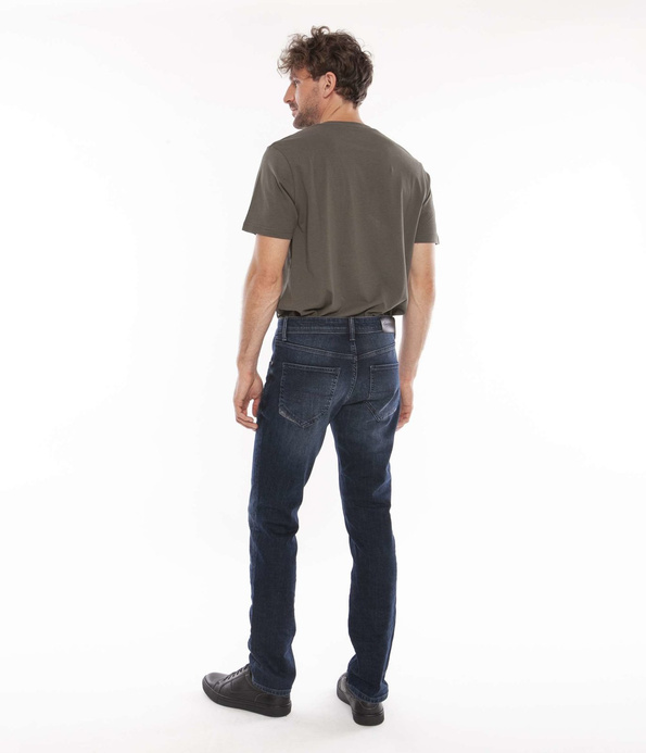 Jeansy męskie slim JAMES 0912 DARK WASH USED