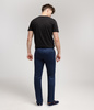 Niedenimowe spodnie męskie chino comfort TEMS 4027 NAVY BLAZER