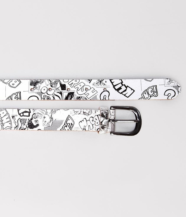 Skórzany pasek z nadrukiem LCJ105 PRINT