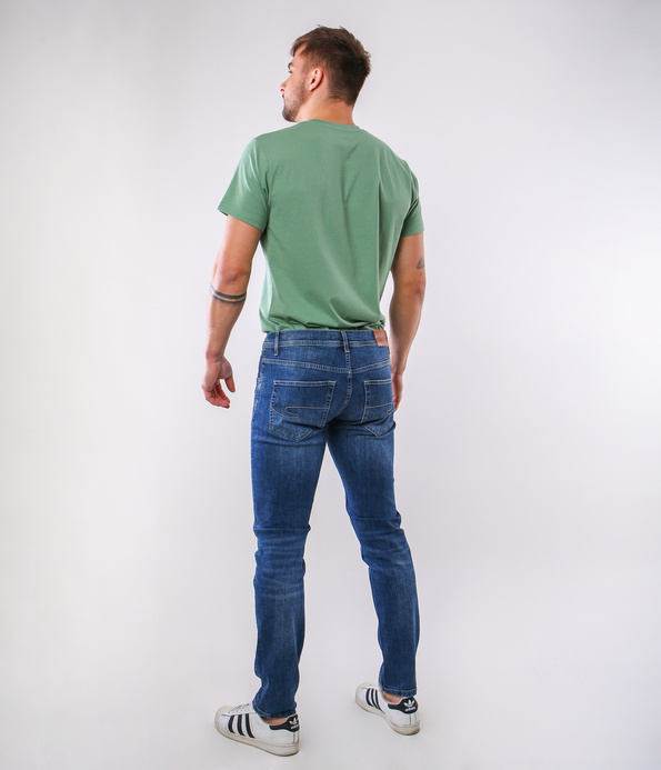 Jeansy męskie slim LC7110+ 2617 BRUSHED USED