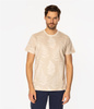 T-shirt męski z nadrukiem FERN 3170 TURTLEDOVE