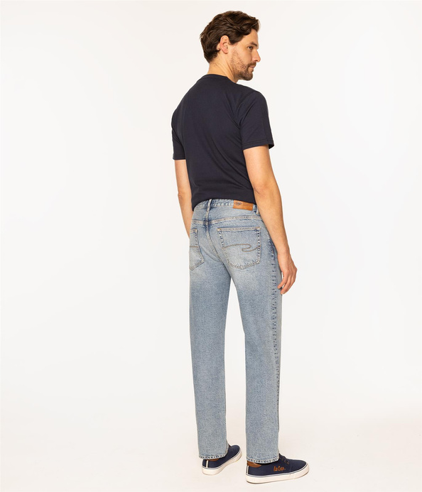 Jeansy męskie straight LUIS 3148 LIGHT USED