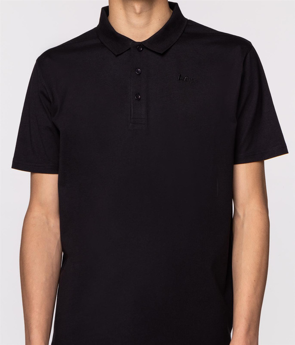Koszula polo męska regular ALAN 7124 BLACK
