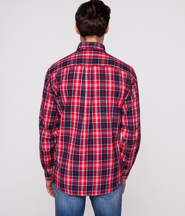 Koszula męska comfort NEW TENBY KL03 RED