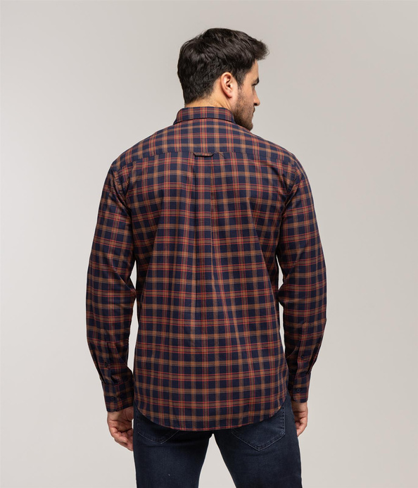 Koszula męska comfort z długim rękawem NEW TENBY 29ZK NAVY