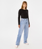 Jeansy damskie baggy POLLY 0170 LIGHT BRUSHED USED