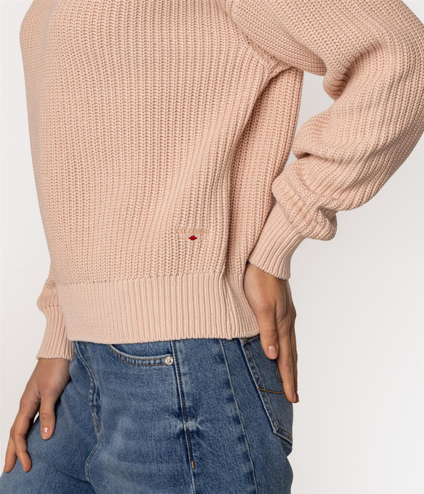 Sweter z bawełny organicznej YANA ORGANIC PEACH WHIP