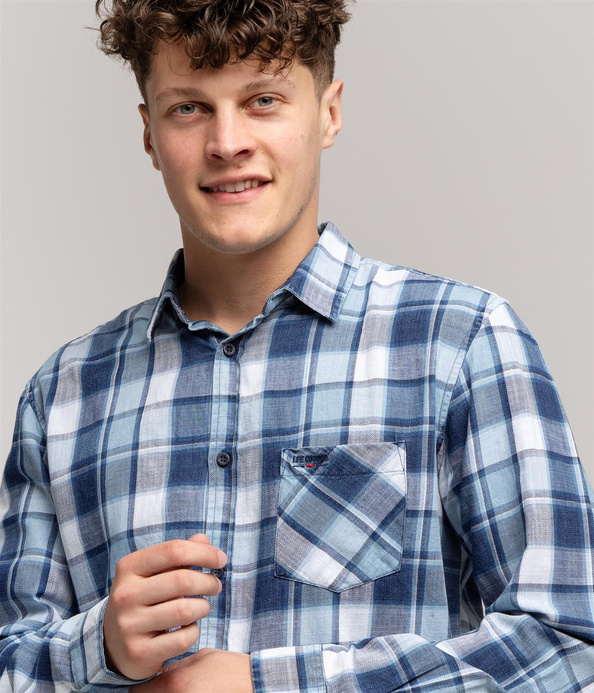 Koszula męska regular SCOTT 5817 BLUE INDIGO