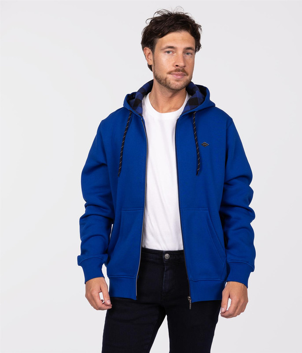 Rozpinana bluza męska z kapturem BLUZA M FINN 9256 TRUE BLUE