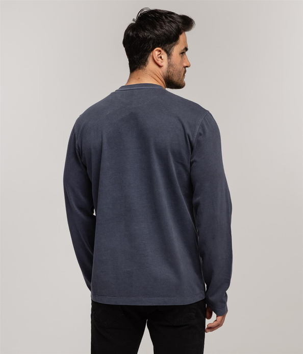 T-shirt z długim rękawem MARIUS 2400 NAVY BLAZER