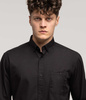 Koszula męska comfort z długim rękawem NEW TENBY 03ZG BLACK
