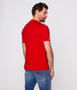 T-shirt slim z kieszenią i dekoltem w serek COORDINATE2 1557 RED