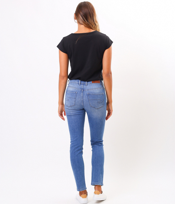 Jeansy damskie slim LC135+2428 BRUSHED USED