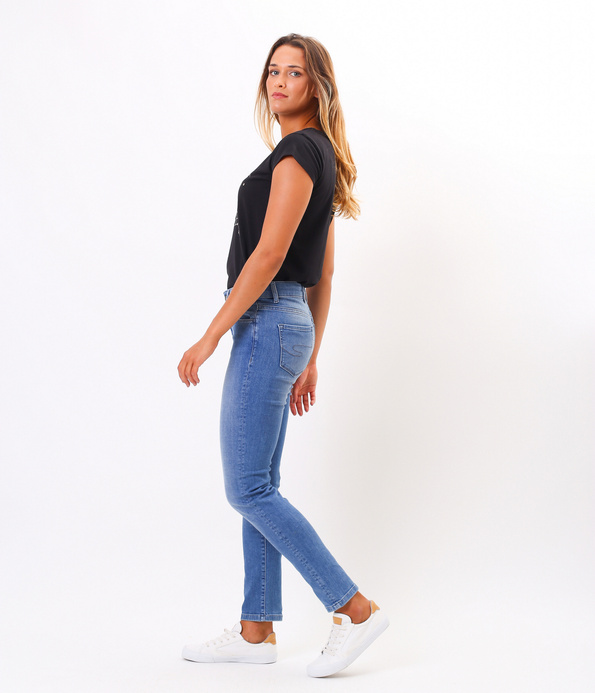 Jeansy damskie slim LC135+2428 BRUSHED USED