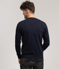 Sweter z bawełny organicznej ANDY ORGANIC NAVY