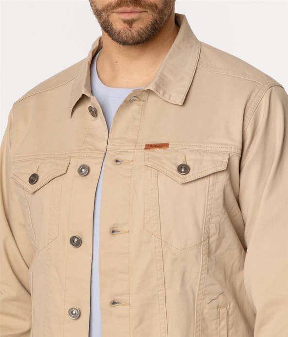 Kurtka jeansowa męska MAURO 4261 BEIGE