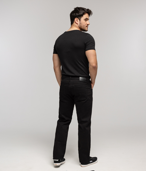 Jeansy męskie tapered LC7504 1900 BLACK