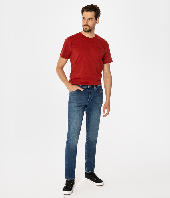 Jeansy męskie skinny JEFF 1079 DARK USED