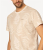 T-shirt męski z nadrukiem FERN 3170 TURTLEDOVE