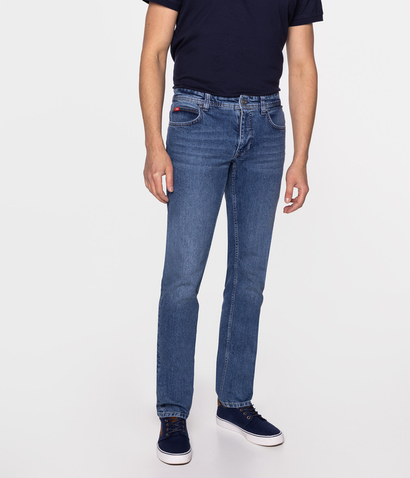 Jeansy męskie slim LC7110 0650 BRUSHED USED