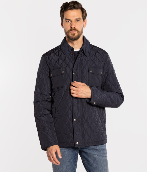 Pikowana kurtka LUCIANO 9064 NAVY BLAZER