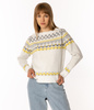 Sweter damski LEANDRA 2053 ECRUE