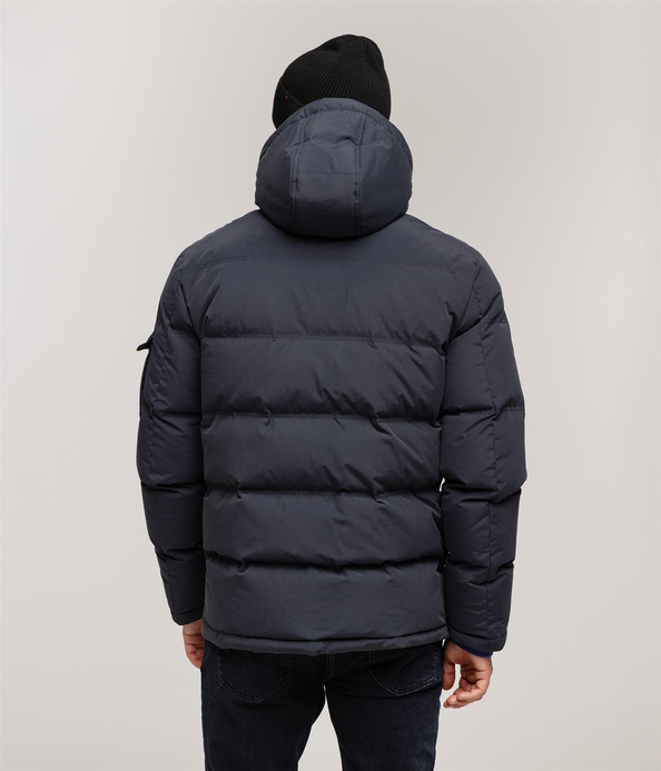 Kurtka puchowa z kapturem BRIAN3 8215 NAVY