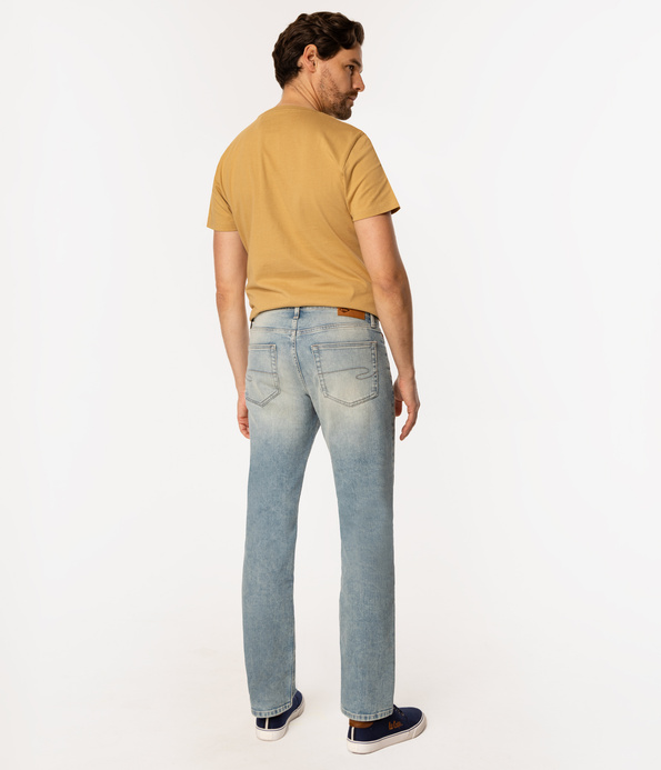 Jeansy męskie regular LC118 1067 LIGHT USED