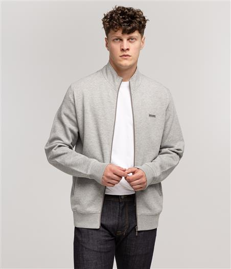 Bluza rozpinana ze stójką HOWARD 5162 GREY MELANGE