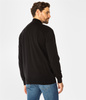 Rozpinany sweter męski ze stójką LEMIR 9103 NAVY BLAZER