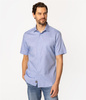 Koszula męska slim z krótkim rękawem WINDSOR2 ML65 BLUE