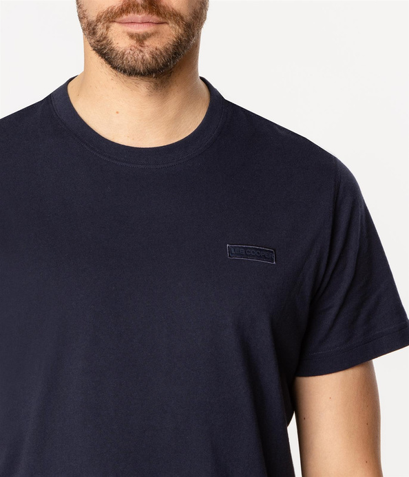 T-shirt męski SIMPLE 1180 NAVY BLAZER