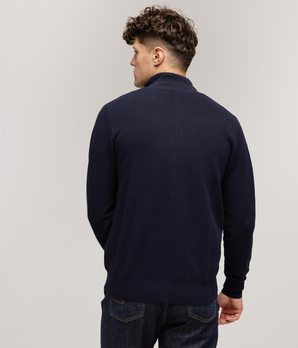 Rozpinany sweter RABI COTTON NAVY