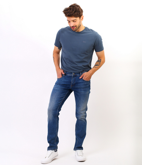 Jeansy męskie slim JAMES 2506 DESTROYED