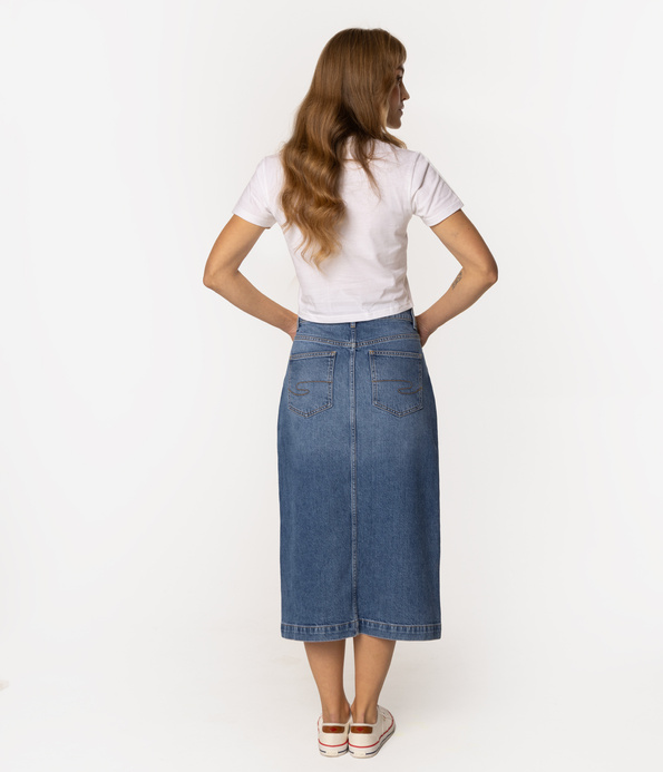 Jeansowa spódnica EVA 3122 LIGHT WASH