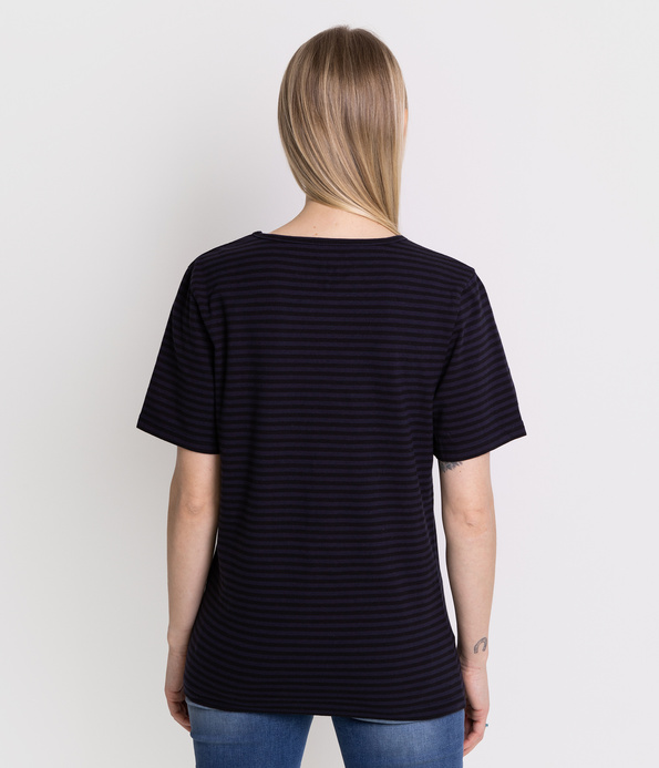 T-shirt w poziome paski SIA 9505 BLACK STRIPES